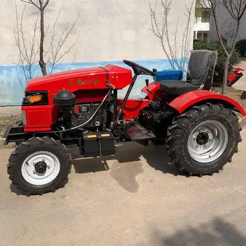 电启动小四轮拖拉机旋耕机单杠35马力四驱旋耕机宏鑫504