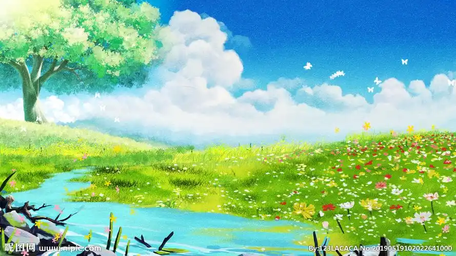 唯美立夏花海图片