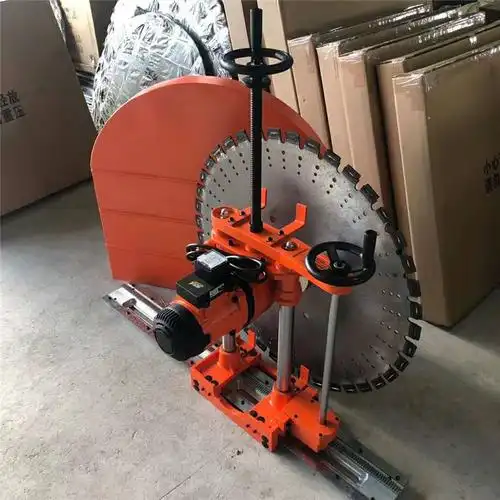 半自动装修墙壁切割机固定轨道式墙面开槽机智能拆墙机图片