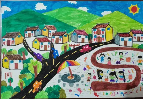 《新乡村新生活》吴瑾雯醴陵市白兔潭镇柏兰小学四年级