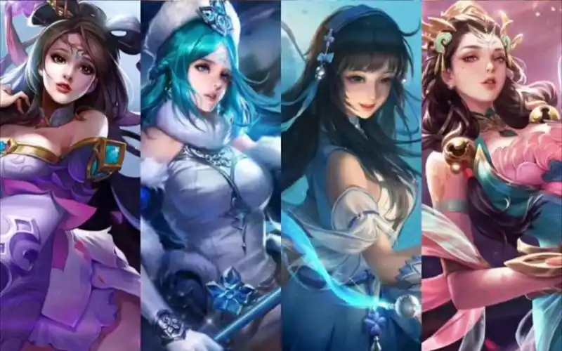 【王者荣耀四大美女】四大美女高燃剪辑