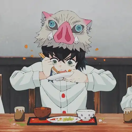 头像│鬼灭三小只干饭日常