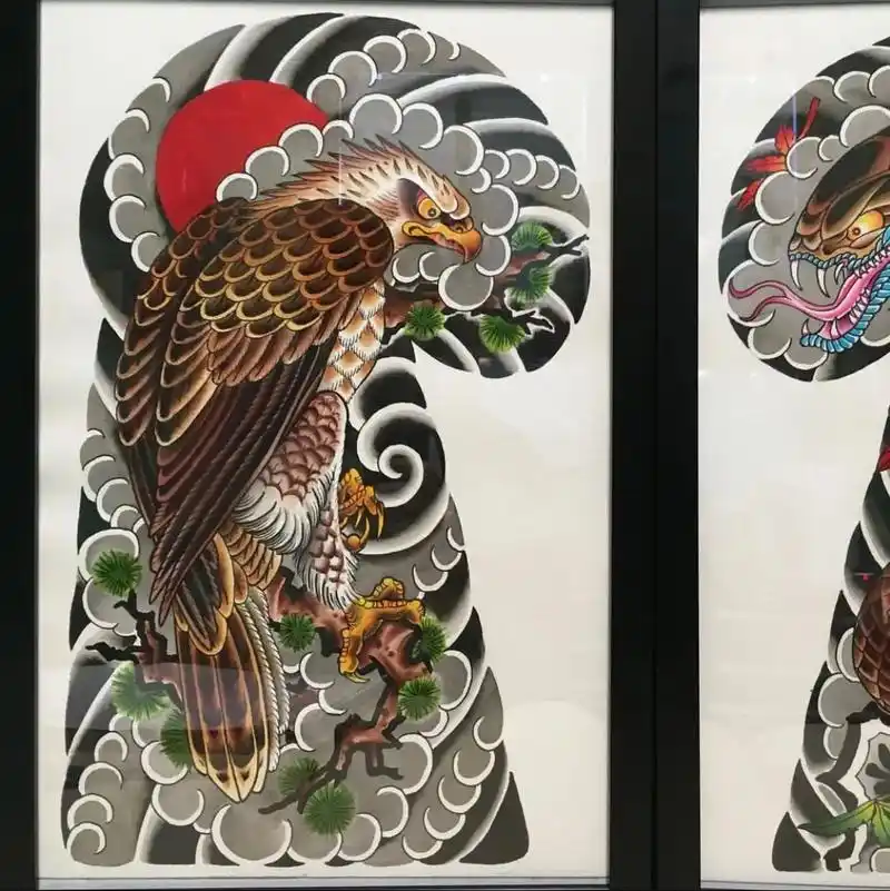 "能高但不傲 能低但不卑" #纹身手稿 #半甲纹身 #半甲纹 - 抖音