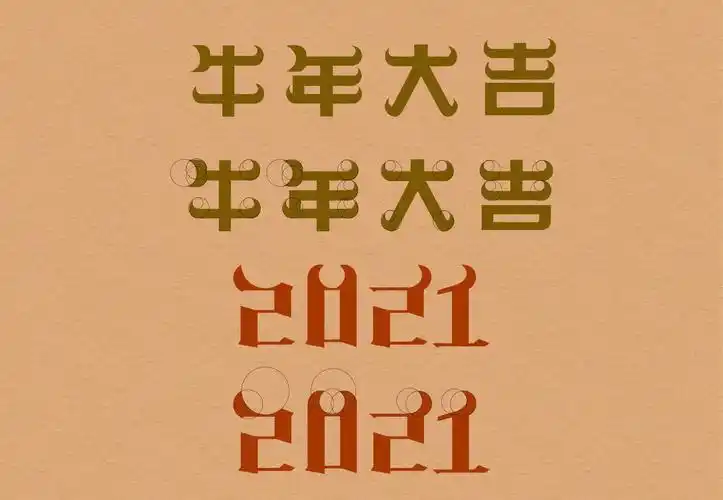 2021 牛年吉祥 牛年大吉