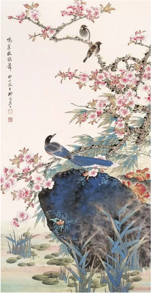 "牡丹之父"田世光花鸟作品欣赏