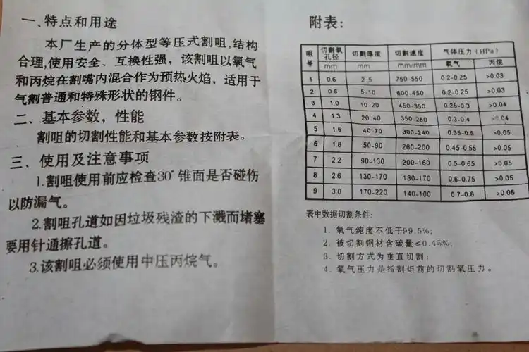 正品隆精 g03等压式丙烷割嘴 煤气割咀 机用割咀 分体式00-10号