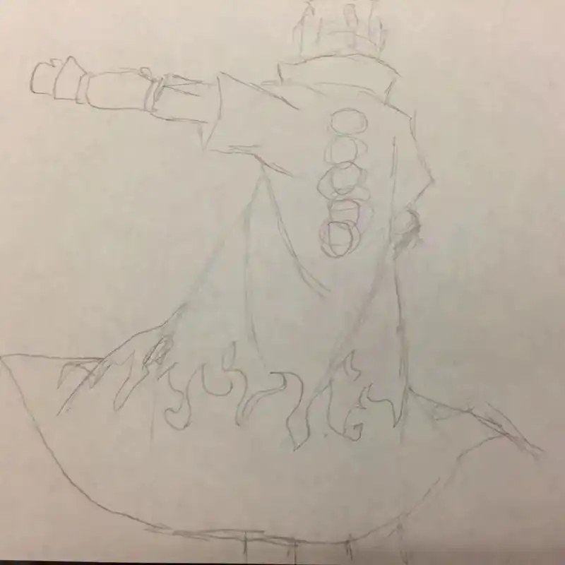 火影忍者 #手绘 #波风水门#四代火影 ─=≡Σ((( つ - 抖音