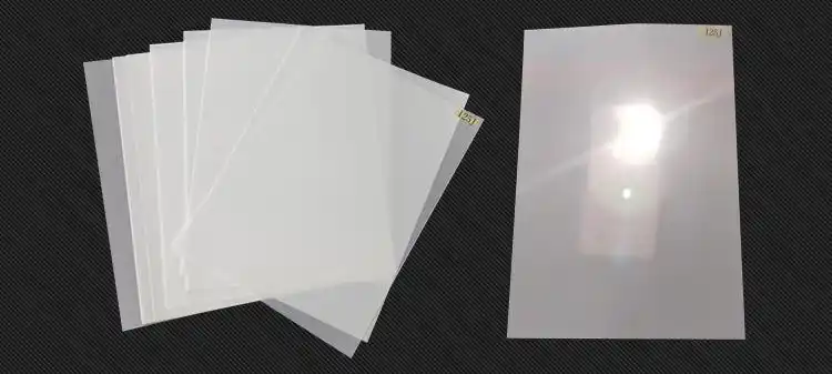 led扩散膜led灯箱背光源均光膜扩散膜pet带背胶导光匀光膜自粘0.