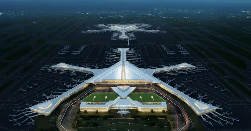 长沙黄花机场t3航站楼效果图