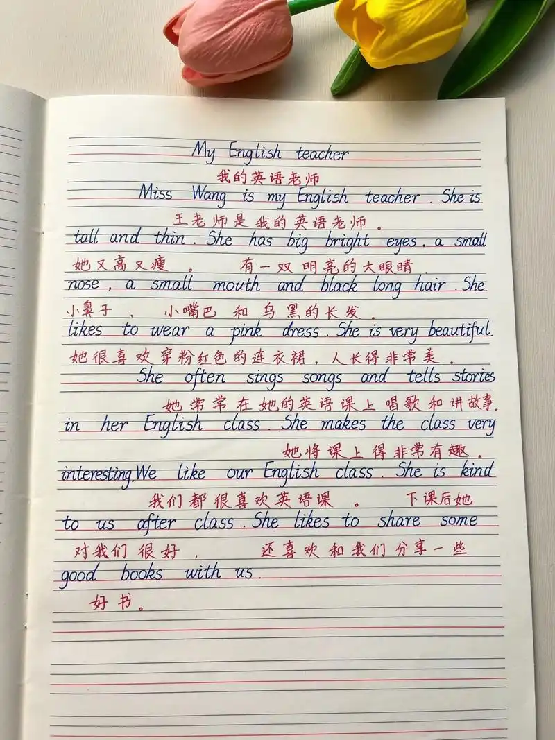 小学通用英语作文.# 四年级  英语开始要写作文了,给孩子准 - 抖音