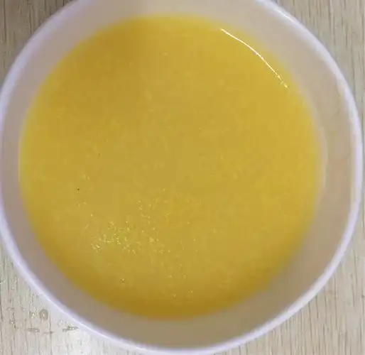 晚餐:玉米糁稀饭