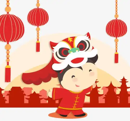 扁平化中国风娃娃