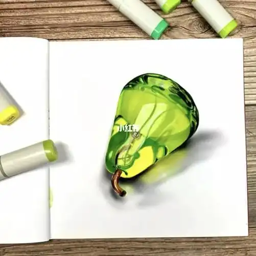 马克笔  #手绘玻璃杯  #笔记灵感  #艺术家分享