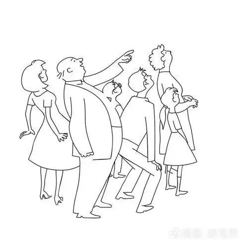 围观的人群插画-正版商用图片1r5zak-摄图新视界