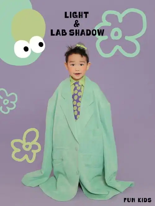 这是有春天气息的宝宝照排版设计