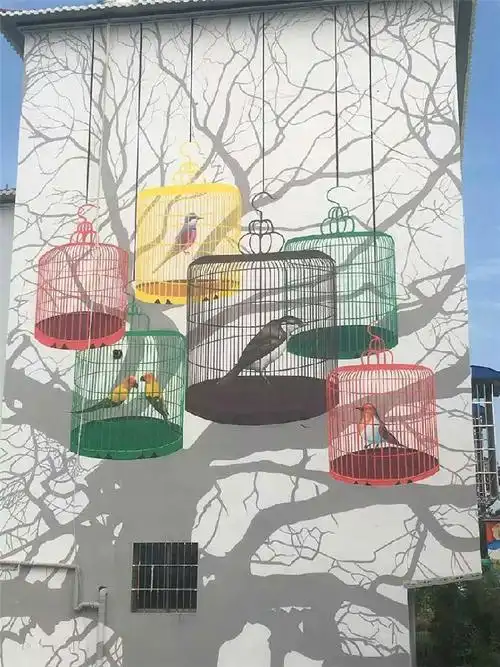 室外大型墙绘案例赏析发布时间:2018-03-09 来源方式:原创