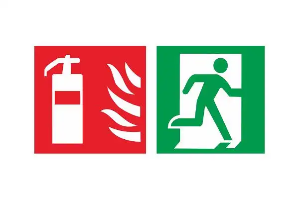 逃生疏散图图片