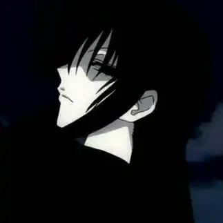 黑色漫头79_卡通动漫头像_我要个性网