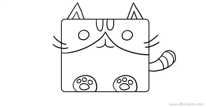 正方形儿童画怎么画 正方形简笔画画法