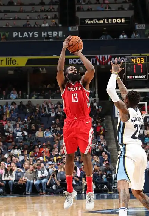 哈登跳投明星图片