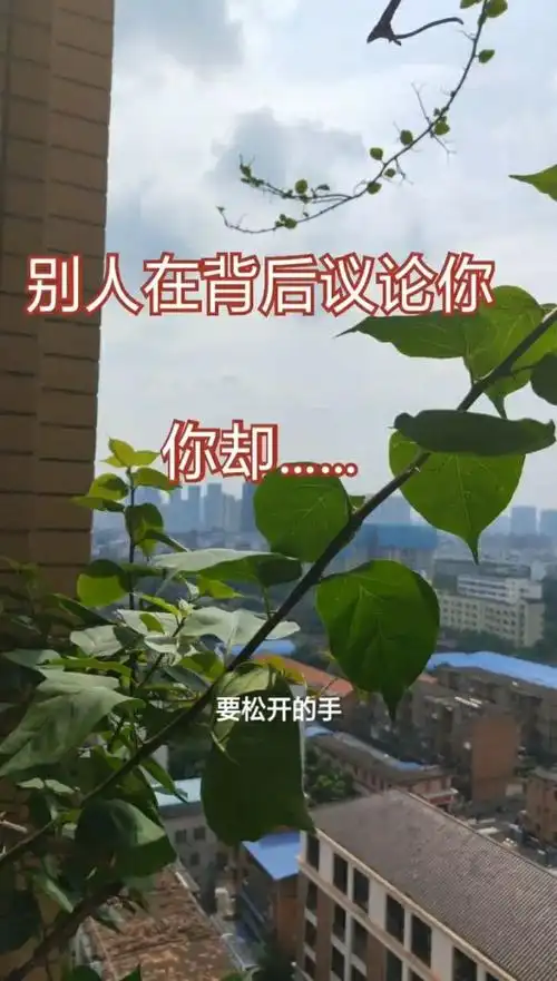 别人在背后议论你,你却