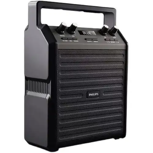 飞利浦sd50广场舞音响户外便携式扩音器手提移动无线拉杆广场音箱