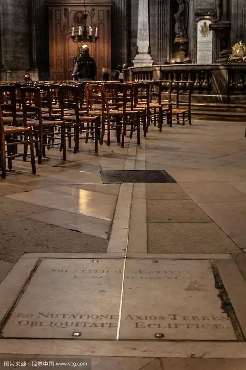 圣叙尔皮斯教堂的玫瑰线(巴黎子午线)