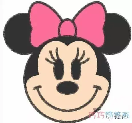 画米老鼠简笔画米老鼠2020年鼠年春节儿童简笔画大全