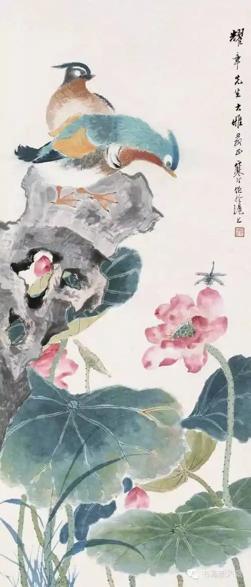 江虚谷画荷绝非浪得虚名