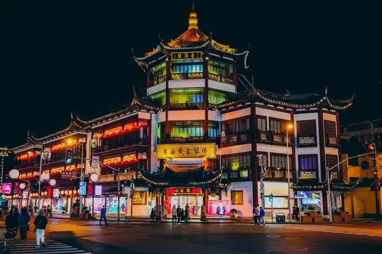 上海城隍庙|豫园|上海夜景