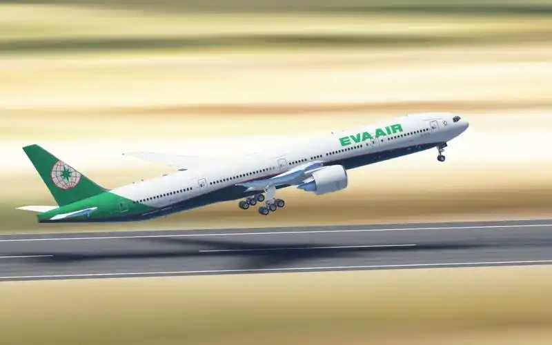 无限试飞长荣航空波音777-300er,新加坡国际机场起飞全程