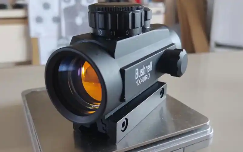 35包邮捡漏1x40铝合金内反射瞄准镜全金属手感喜人要啥自行车啊