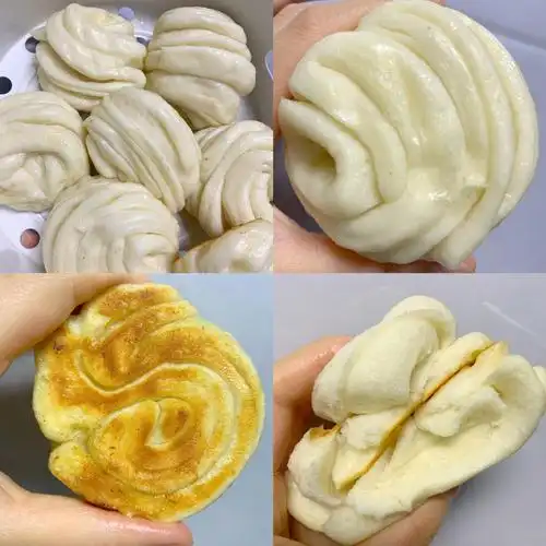 不用蒸花卷这么做我吃了五个美