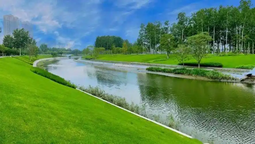 朝青居民咱家门前这条河流现正精彩焕新中一起期待美景画中来