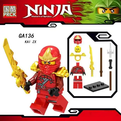 single sale legoinglys movie ninja figures zane