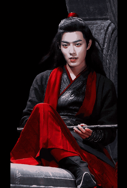 肖战#夷陵老祖 坐姿霸气