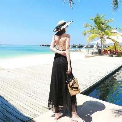 高清超仙海边性感露背女头78_女生头像_我要个性网