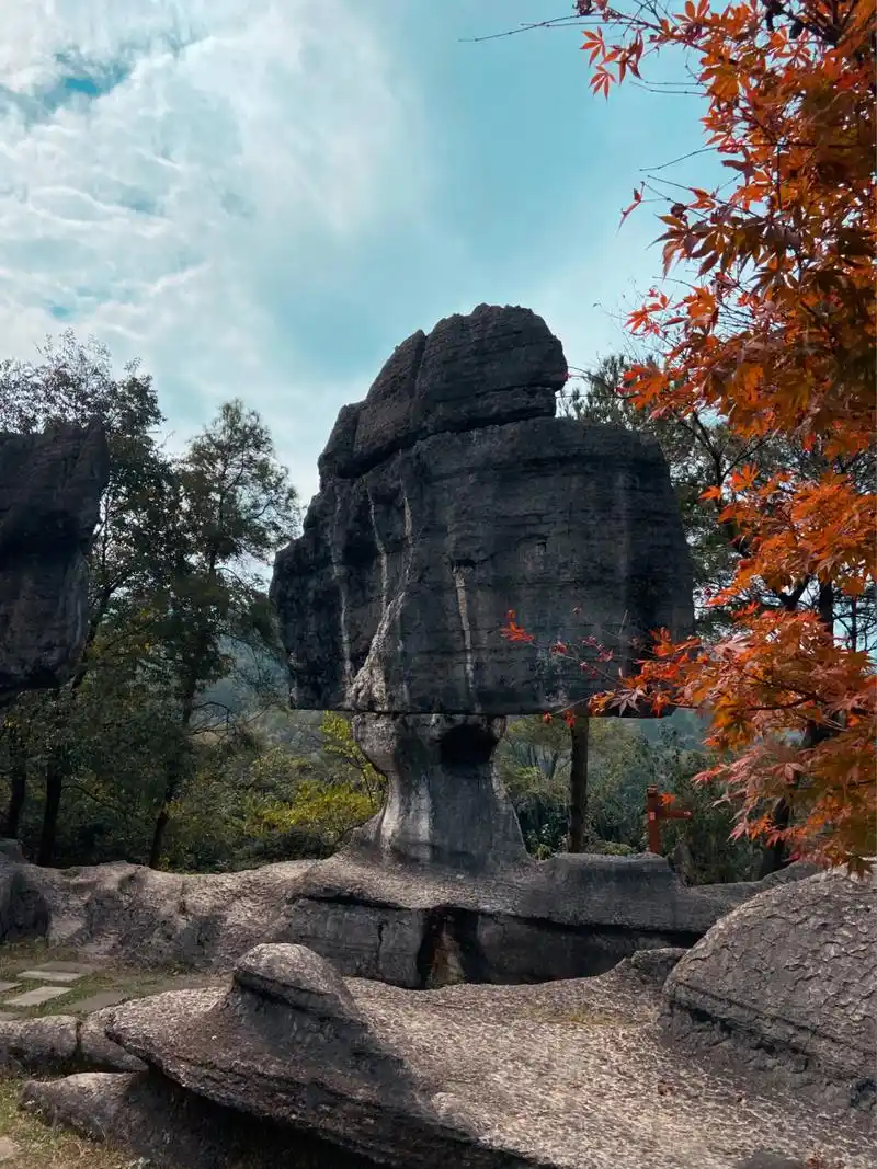 石林又称龙鳞石海,位于重庆市綦江区万盛经开区石林镇,国家5a级景区