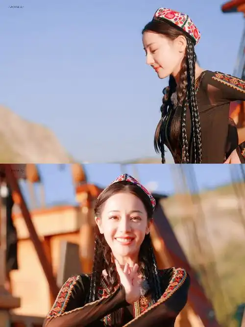 汪文斌分享迪丽热巴新疆舞#民族的就是世界的,有效文化输出,彰显位