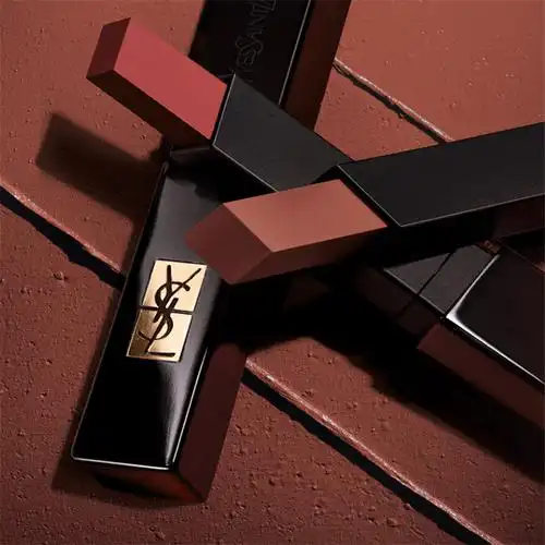 ysl圣罗兰细管纯口小黑条口红308