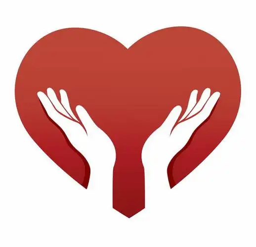 双手捧着的红心图案象征了爱心爱情png图片免抠矢量素材