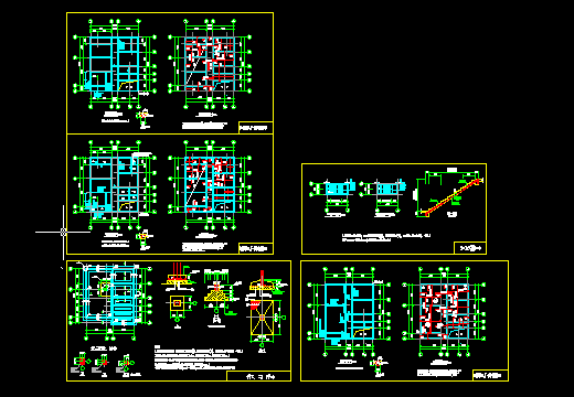 三层农村住宅楼砖混结构图(12x10)-混合结构-图纸交易网