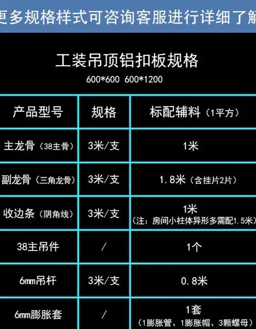吊顶铝扣板 吊顶工程铝扣板天花店铺办公室写字楼厂房600×600mm工装