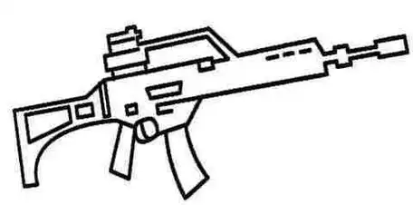 机枪怎么简笔画非常简单的画法