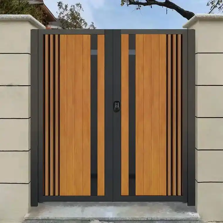 100款花园门61月亮门61别墅大门61极简风庭院门61电动平移