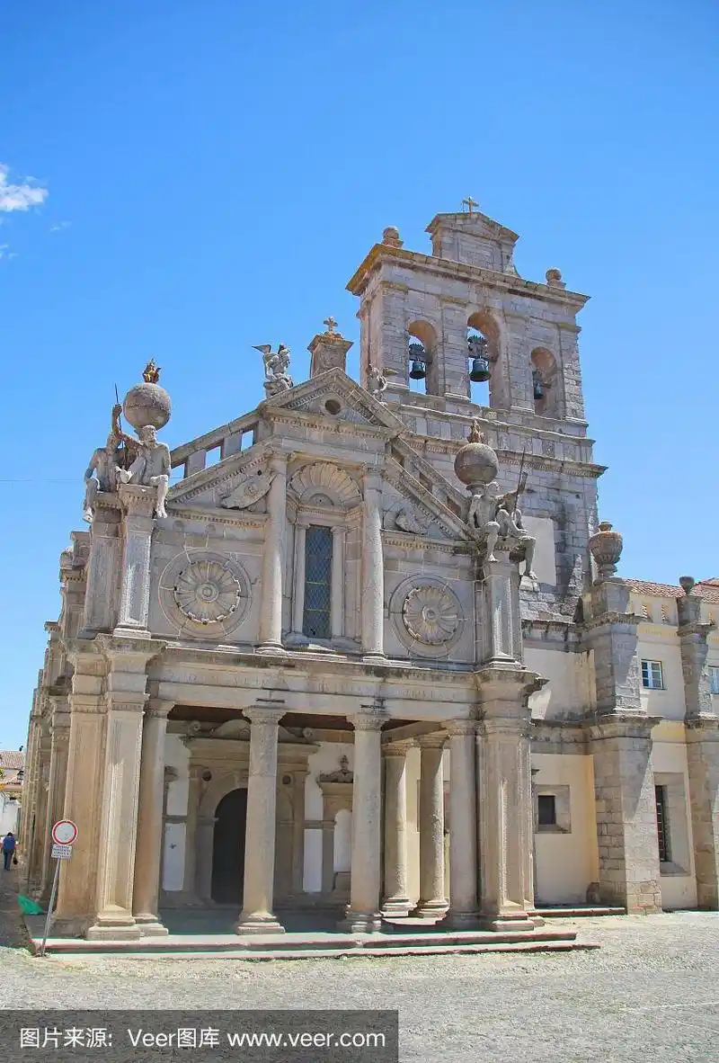 葡萄牙,教堂,埃武拉,球体,垂直画幅