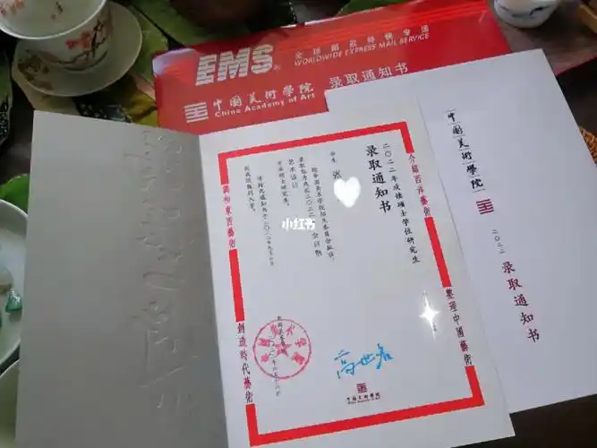美院的录取通知书终于到了