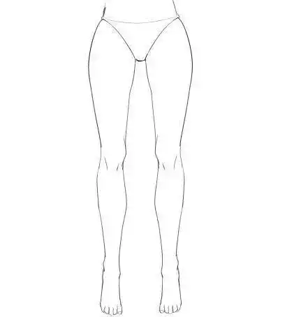 人物腿部画法基础入门教程