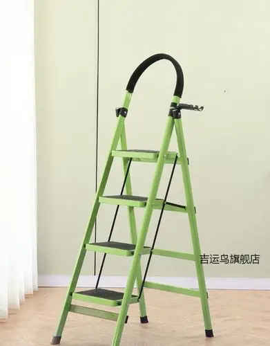 人字梯加厚合梯子家用铝合金米三角踏板室内叉折扶梯人字梯楼梯捷时越