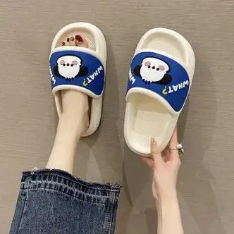 麦尚琪拖鞋女夏季卡通可爱小狗防滑可外穿踩屎感厚底居家室内浴室凉